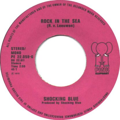 Shocking Blue - Rock in the Sea (7"si NL 1972) nm-/vg+ - Image 2