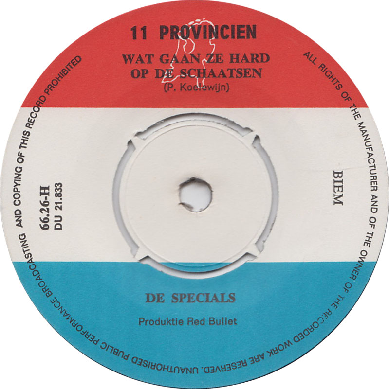 De Specials - Heya Jan Bols (7"si NL 1971) - Image 3