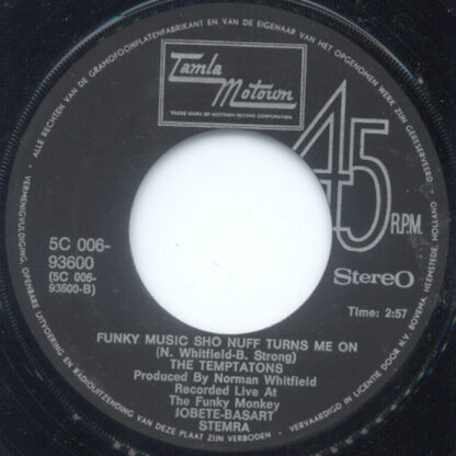 The Temptations - Mother Nature (7"si NL 1972) - Image 4
