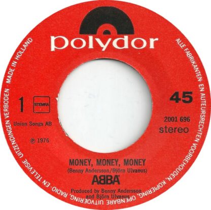 ABBA ‎– Money, Money, Money (7"si NL 1976) vg+/vg+ - Image 3