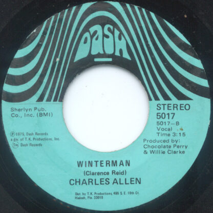 Charles "Scoops" Allen - God Blessed Our Love / Winterman (7"si US 1975) MISprint! - Image 2
