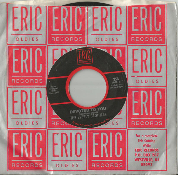 The Everly Brothers - Bird Dog / Devoted to You (7"si US 1970? re-pressing) - Image 2
