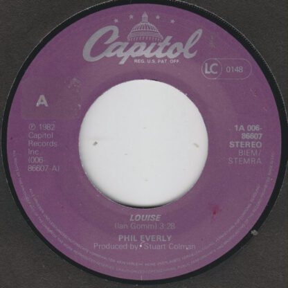 Phil Everly - Louise (7"si NL 1982) - Image 2
