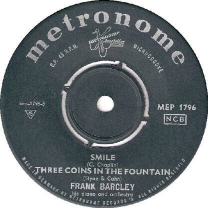 Frank Barcley and his Orchestra ‎– Dance To The Evergreens Volume 1 (7"EP Denmark 1961) - Image 4