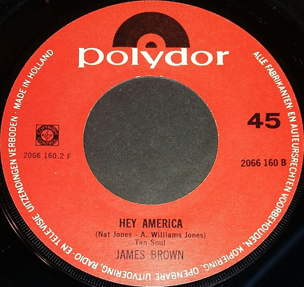 James Brown - Hey America (7"si NL 1970) Ultra Rare! - Image 2