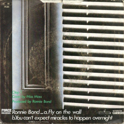 Ronnie Bond - Fly on the Wall (7"si France 1980) - Image 2