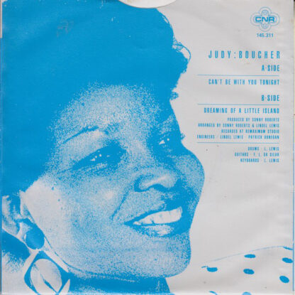 Judy Boucher ‎– Can't Be With You Tonight (7"si NL 1987) - Image 2