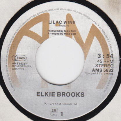 Elkie Brooks ‎– Lilac Wine (7"si NL 1978) - Image 2