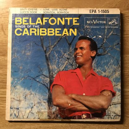 Harry Belafonte ‎– Belafonte Sings of The Caribbean (7"EP Canada 1957) vg+/g+