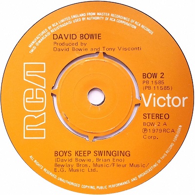 David Bowie – Boys Keep Swinging (7"si UK 1979) nm