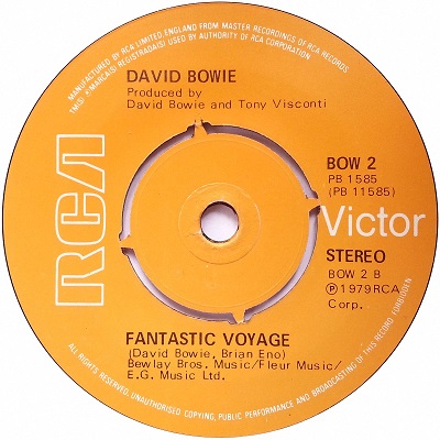 David Bowie – Boys Keep Swinging (7"si UK 1979) nm - Image 2