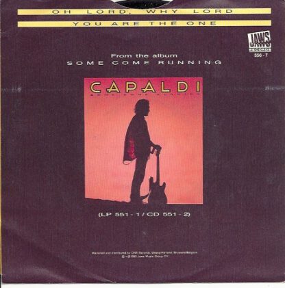 Jim Capaldi ‎– Oh Lord, Why Lord (7"si NL 1988) - Image 2