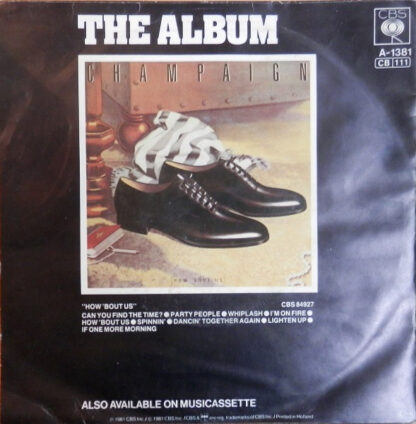 Champaign ‎– Can You Find The Time? (7"si NL 1981) - Image 2