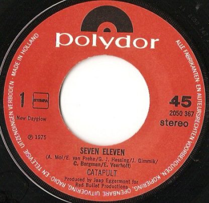 Catapult ‎– Seven Eleven (7"si NL 1975) - Image 2
