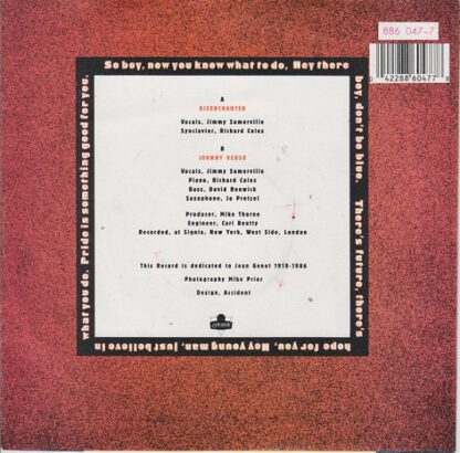 Communards ‎– Disenchanted (7"si NL 1986) - Image 2