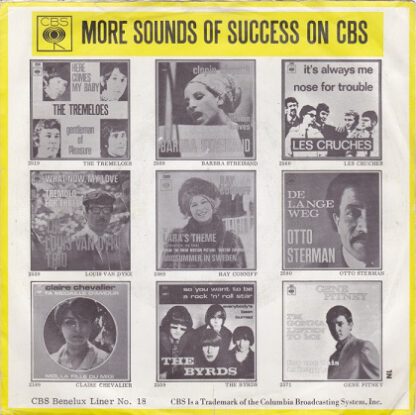 Ray Conniff and The Singers ‎– Moonlight Brings Memories (7"si NL 1967) - Image 2