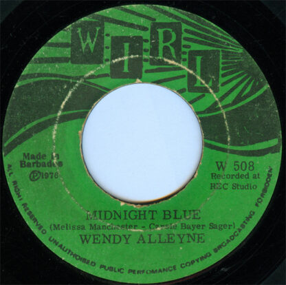 Wendy Alleyne ‎– Midnight Blue (7"si Barbados 1976)