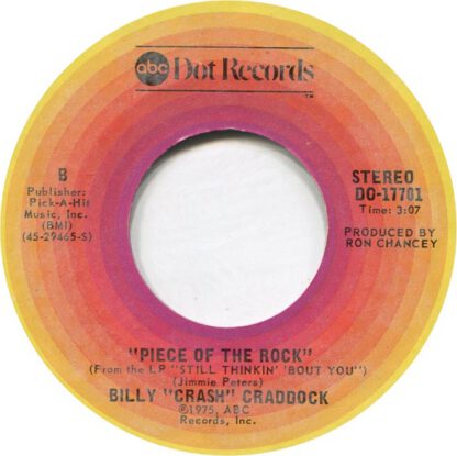 Billy "Crash" Craddock ‎– A Tear Fell (7"si US 1976) - Image 2
