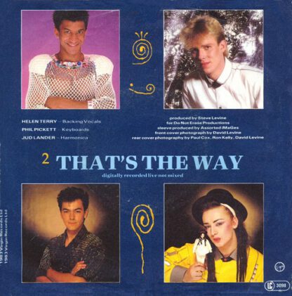 Culture Club ‎– Karma Chameleon (7"si NL 1983) vg+/nm- - Image 2
