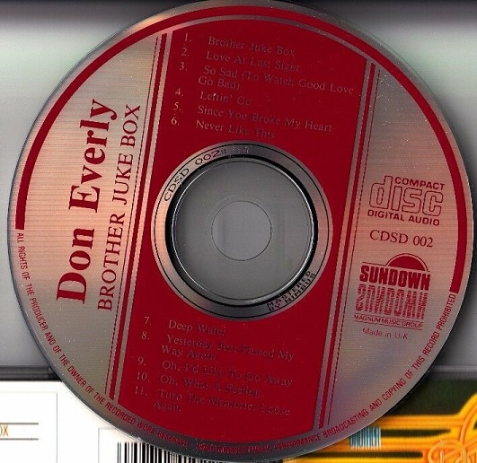 Don Everly – Brother Jukebox (CD UK 1994) - Image 2