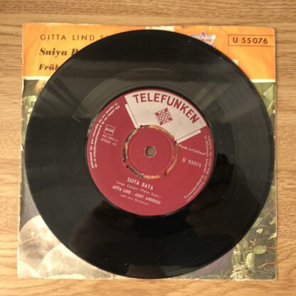Gitta Lind ‎singt Suiya Baya / Frühling In Mallorca (7"si NL 1958) Very Rare Dutch-pressing!! - Image 4