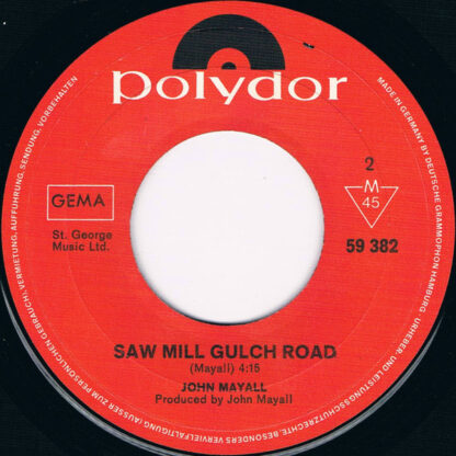 John Mayall ‎– Room To Move (7"si Germany 1970) - Image 3