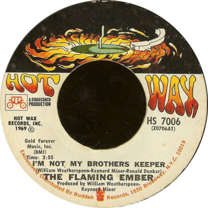 The Flaming Ember ‎– I'm Not My Brothers Keeper (7"si US 1969)