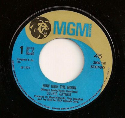 Gloria Gaynor ‎– How High The Moon (7"si NL 1975) vg++/vg+ - Image 3