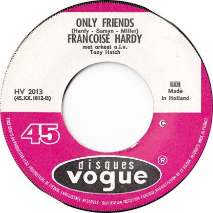 Françoise Hardy ‎– Catch a Falling Star (7"si NL 1964) vg+/vg+ - Image 4
