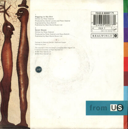 Peter Gabriel ‎– Digging in the Dirt (7"si Germany 1992) - Image 2