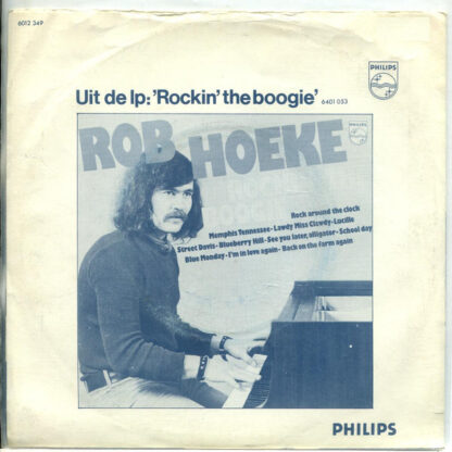 Rob Hoeke ‎– Rock Around the Clock / Back On the Farm Again (7"si NL 1973) - Image 2