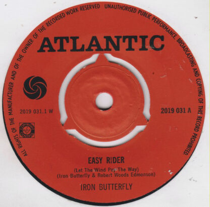 Iron Butterfly ‎– Easy Rider (7"si NL 1970) - Image 2