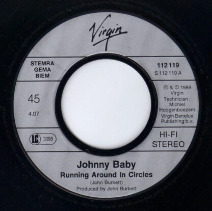 Johnny Baby ‎– Running Around in Circles (7"si Germany 1989) - Image 3