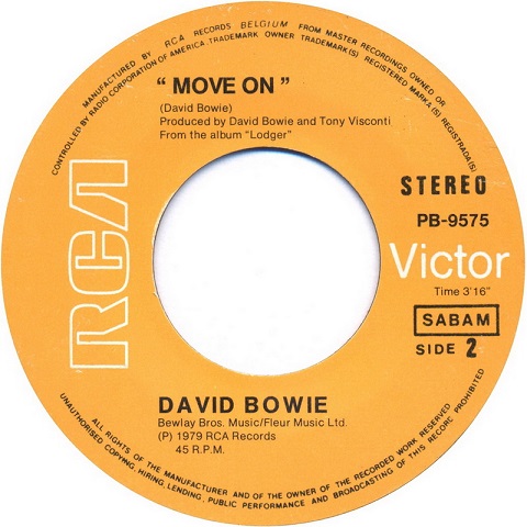 David Bowie – Ashes to Ashes (7"si Belgium 1980) vg++/vg++ PROMOTIONAL COPY!! - Image 4