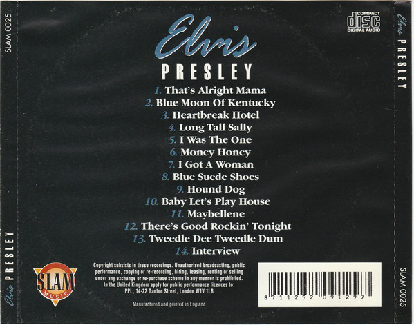 Elvis Presley – Elvis Presley (CD UK 1996) 14 Classic Tracks - Image 2