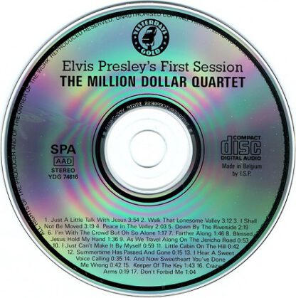 Elvis Presley / Carl Perkins / Jerry Lee Lewis / Johnny Cash ‎– The Million Dollar Quartet (CD Belgium 2006) vg+/nm - Image 3