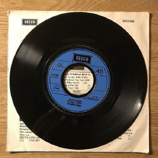 The Rolling Stones – Sympathy for the Devil (7"si NL 1973) nm-/vg+ Extremely Rare Unique "Radio Veronica"-edit!! - Image 4