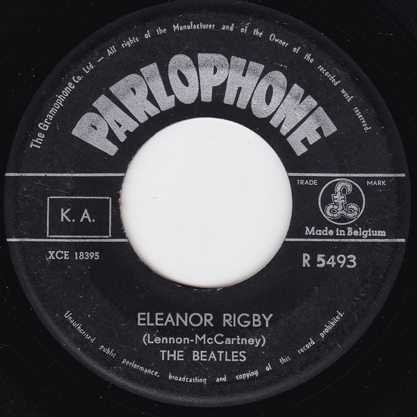 The Beatles – Yellow Submarine / Eleanor Rigby (7"si Belgium 1966) - Image 2