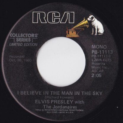 Elvis Presley ‎– Crying in the Chapel (7"si US 1977) RCA's Limited Edition - Collectors' Series vg++/g+ - Image 3