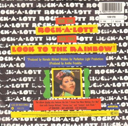 Aretha Franklin ‎– Rock-A-Lott (7"si Germany 1987) nm/mint- - Image 2