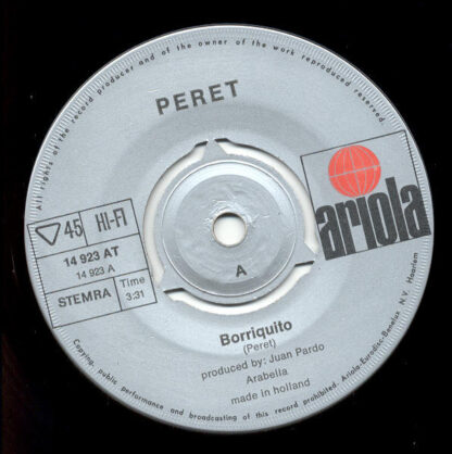 Peret ‎– Borriquito (7"si NL 1971) - Image 2