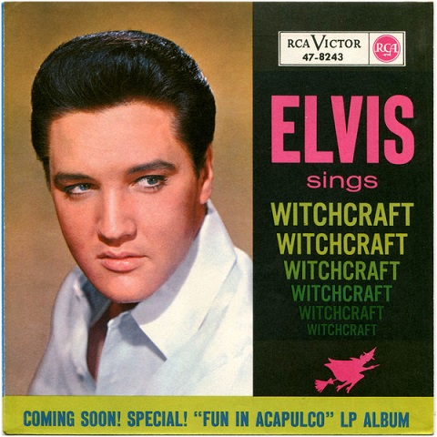 Elvis Presley – Bossa Nova Baby / Witchcraft (7"si Germany 1963) vg+/vg+ - Image 2