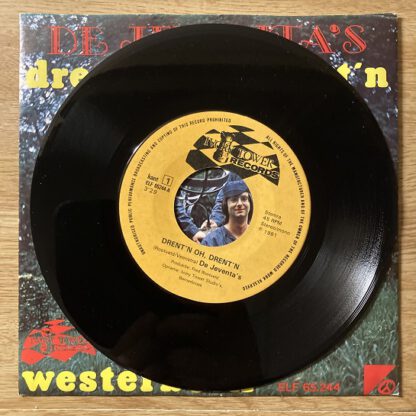 De Jeventa's ‎– Drent'n, Oh, Drent'n (7"si NL 1981) EXTREEM zeldzaam Piraten Toppertje! - Image 3