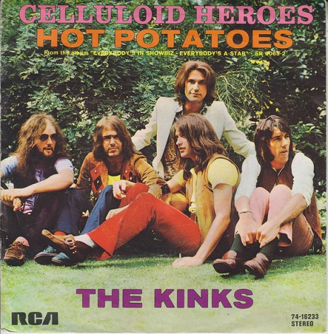 The Kinks – Celluloid Heroes / Hot Potatoes (7"si NL 1972) nm-/nm-