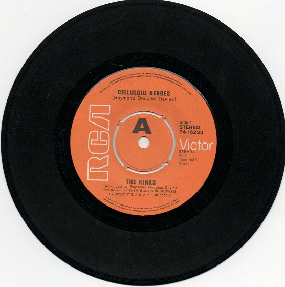 The Kinks – Celluloid Heroes / Hot Potatoes (7"si NL 1972) nm-/nm- - Image 2