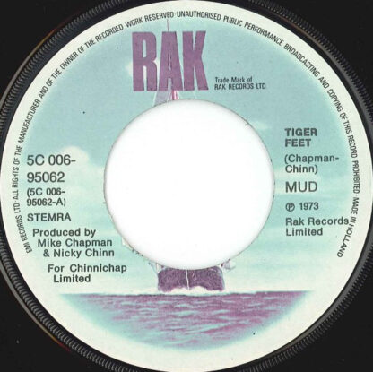 Mud ‎– Tiger Feet (7"si NL 1973) vg++/vg+ - Image 2
