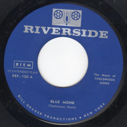 Thelonious Monk ‎– Blue Monk (The Music of Thelonious Monk) 7"EP Switzerland 1958 - Image 3