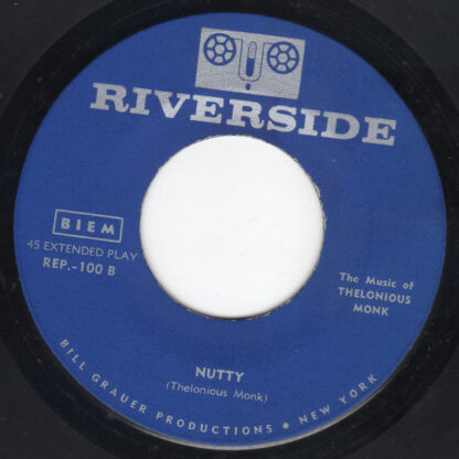 Thelonious Monk ‎– Blue Monk (The Music of Thelonious Monk) 7"EP Switzerland 1958 - Image 4