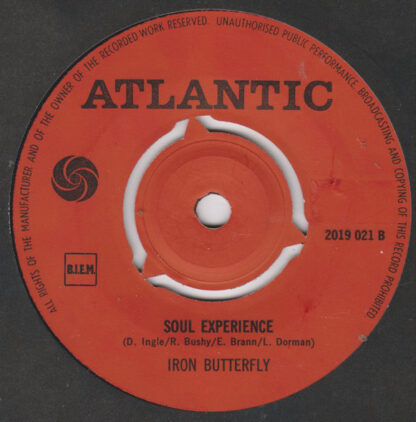Iron Butterfly ‎– In-A-Gadda-Da-Vida (7"si NL 1970) - Image 2