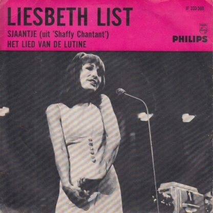 Liesbeth List – Sjaantje / Het Lied van de Lutine (7"si NL 1966) uit "Shaffy Chantant" vg+/vg+